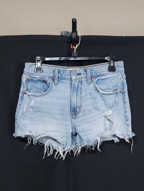 Abercrombie & Fitch The Mom Short Mid-Ris Denim Jean Shorts.  Size: 4